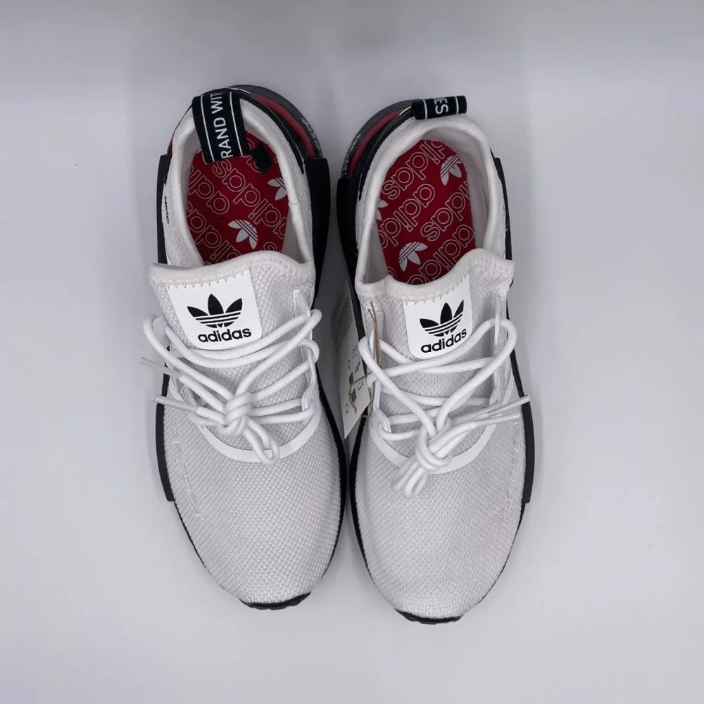 adidas NMD R1 White / Black Womens Shoes - Picture 5 of 8